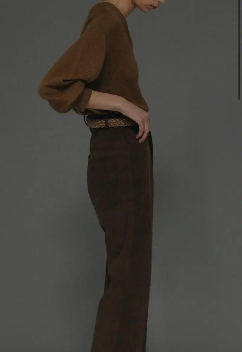 낫띵리튼 robin corduroy pants 코듀로이 팬츠 -브라운 s